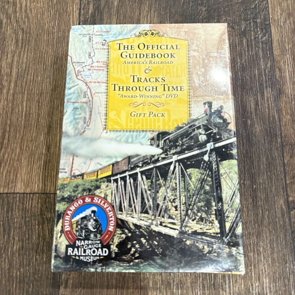 Durango Silverton Railroad Guidebook & Tracks Through Time DVD Sealed 2007